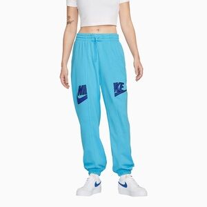 Women's Nike Sportswear Circa 96 Sweatpants Blue Size Large